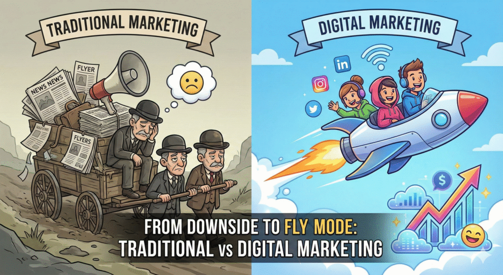 Traditional Marketing vs Digital Marketing